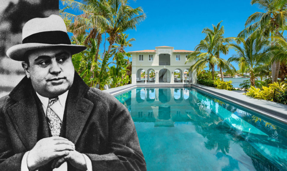 Parduodamas legendinio gangsterio Al Capone namas Majamyje