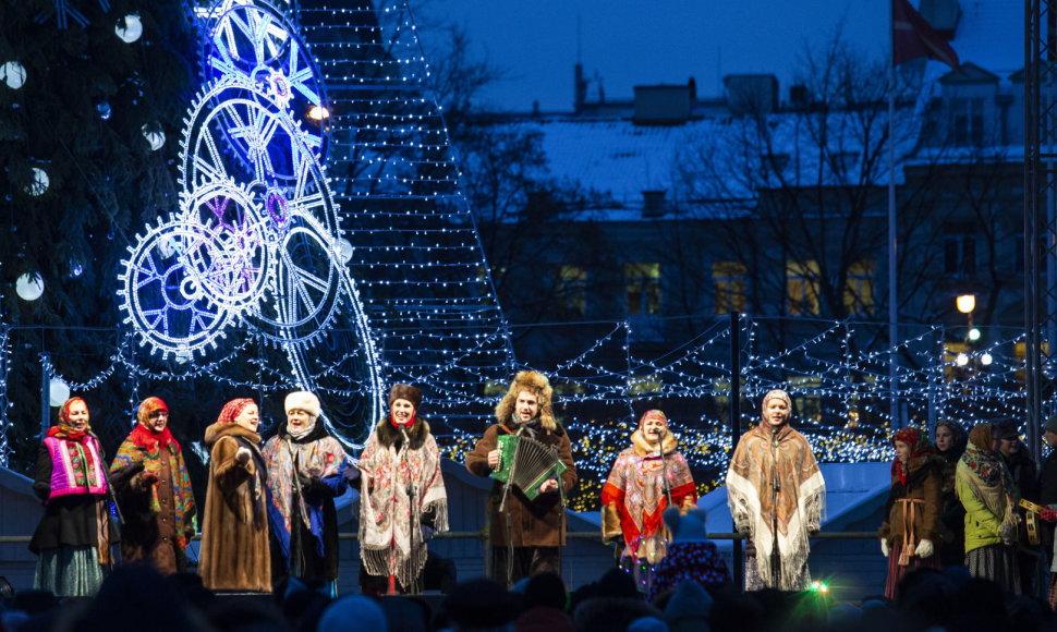 Vilniaus rusų bendruomenė ir stačiatikybės tradicijų puoselėtojai švenčia Šv. Kalėdas
