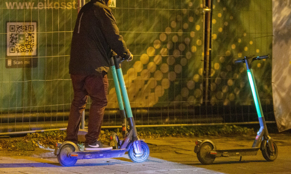 Akimirka iš vykusio policijos reido