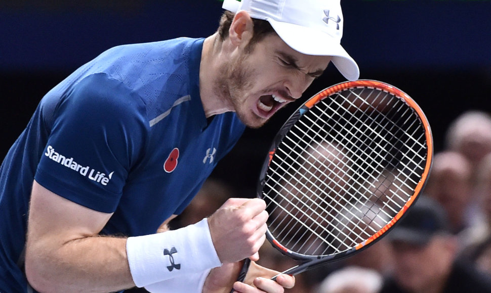 Andy Murray prieš Johną Isnerį