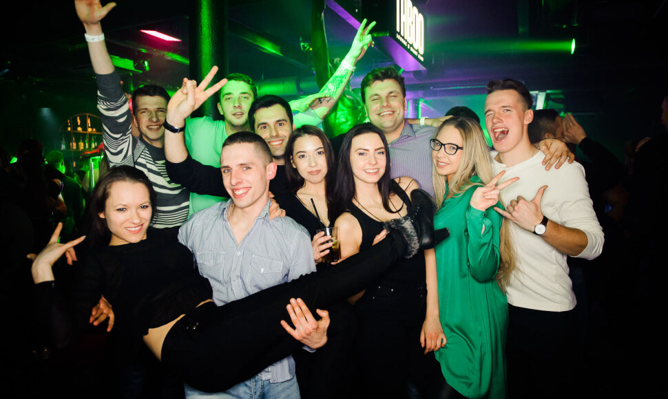 Vakarėlio „Taboo“ klube akimirka