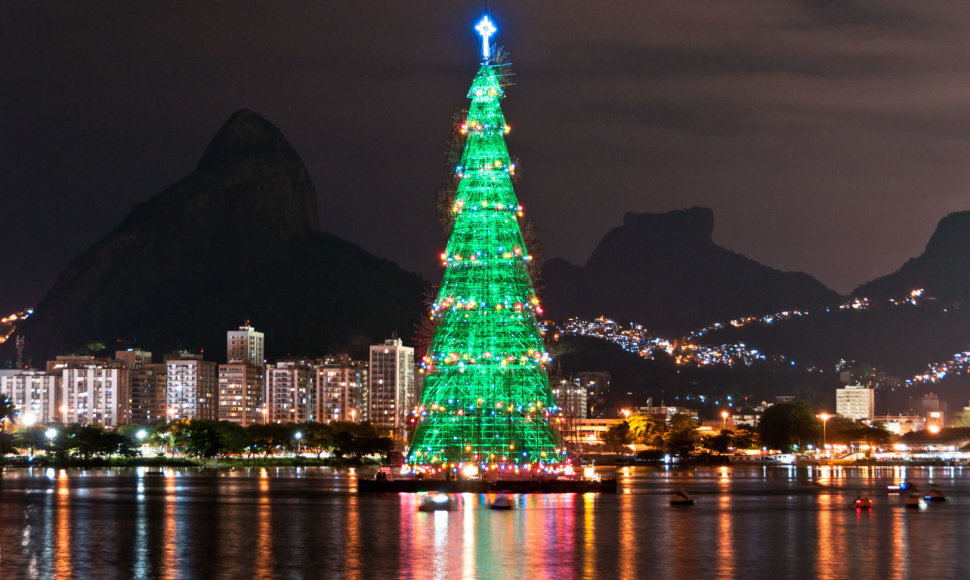 Kalėdų eglė Rio De Žaneire