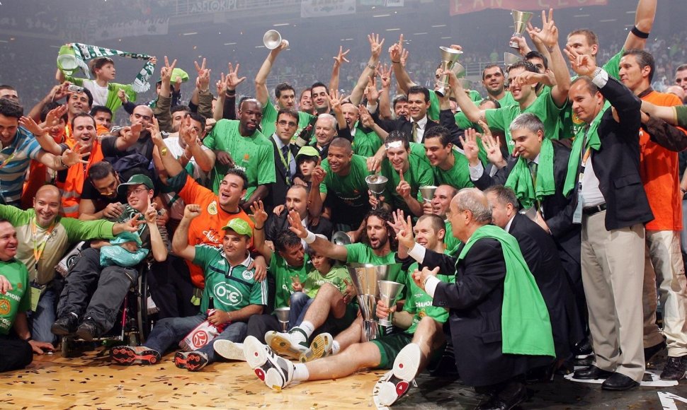 Ramūnas Šiškauskas, Robertas Javtokas ir „Panathinaikos“ triumfas 2007 m.