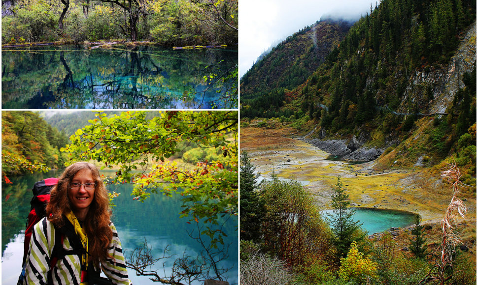 Dziudžaigou (Jiuzhaigou) nacionalinis parkas Kinijoje