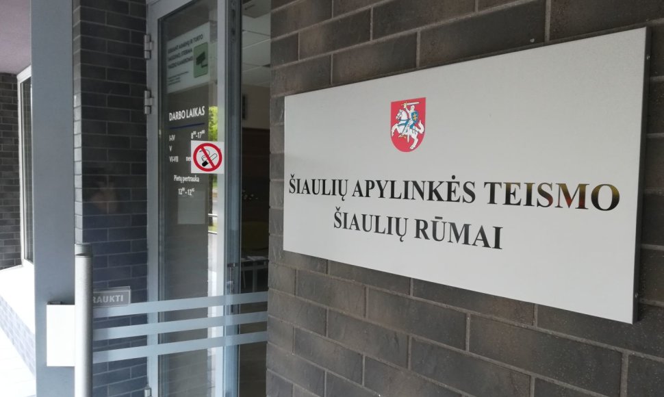 Suėmimas Šiaulių apylinkės teisme