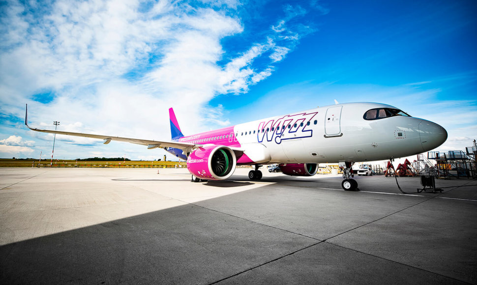 Wizz Air lėktuvas