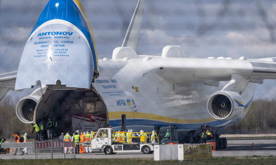 „Antonov An-225 Mrija“ Varšuvoje