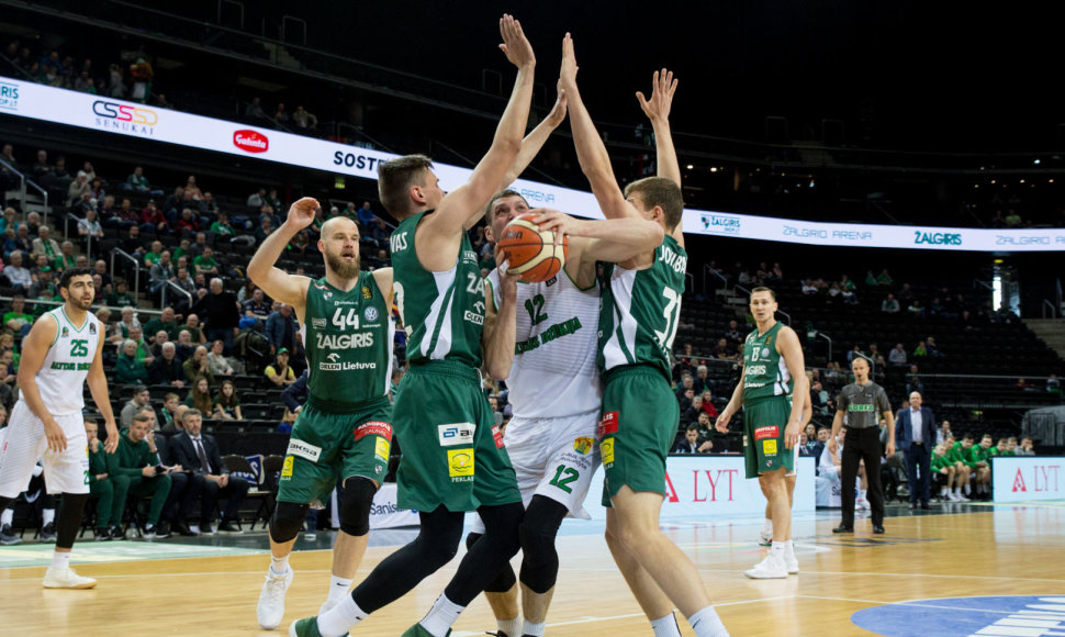 LKL rungtynės: Kauno „Žalgiris“ prieš Alytaus „Dzūkija“