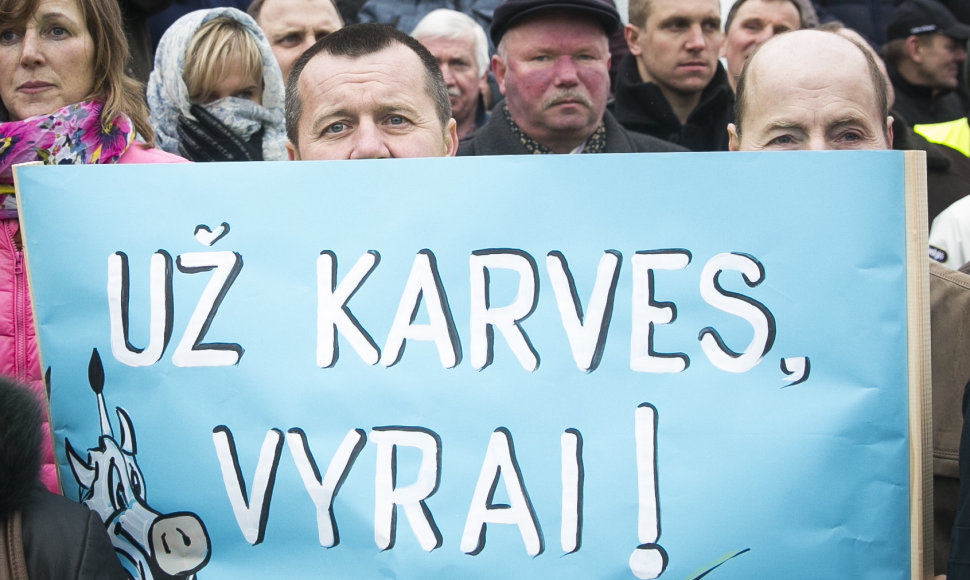 Pienininkų protesto akcija