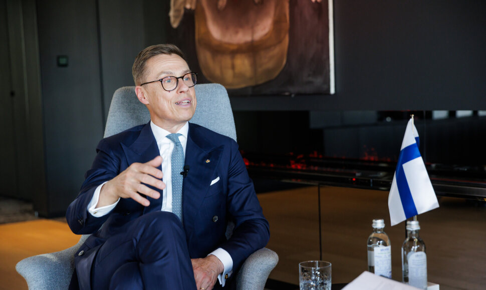 Interviu su  Suomijos prezidentu Alexanderiu Stubbu