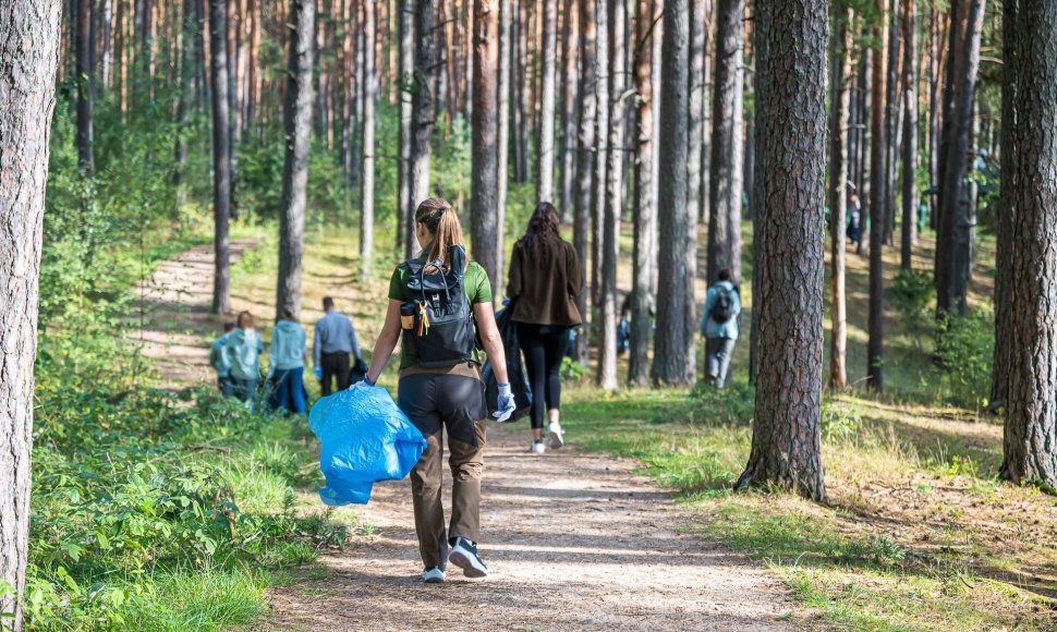 Miškų švarinimo talka „Miško kuopa“