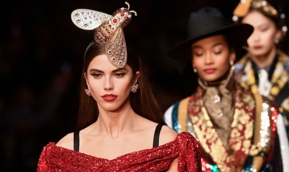 „Dolce & Gabbana“ 2019–2020 m. rudens ir žiemos kolekcijos pristatymas