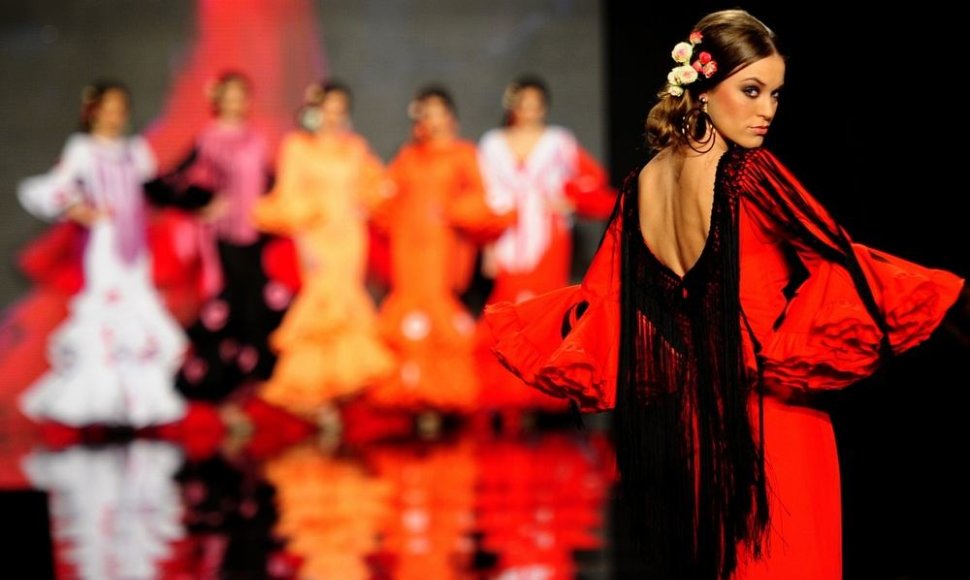 Tarptautinės flamenko mados savaitės akimirka