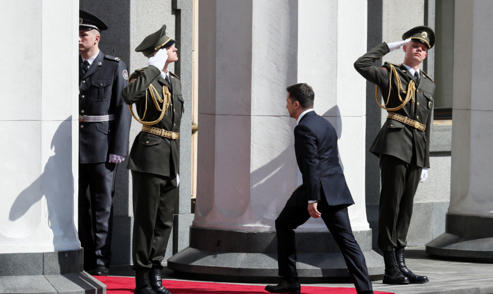 Volodymyras Zelenskis įeina į Aukščiausiąją Radą