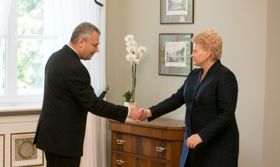 Dalia Grybauskaitė ir Vigilijus Jukna