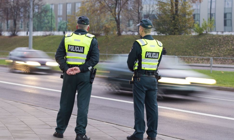 Policijos akcija Vilniuje