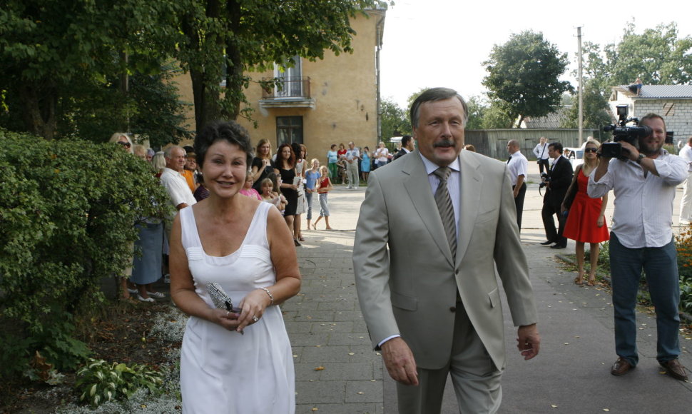 Stasys Brundza ir Audronė Brundzienė 2008 m.