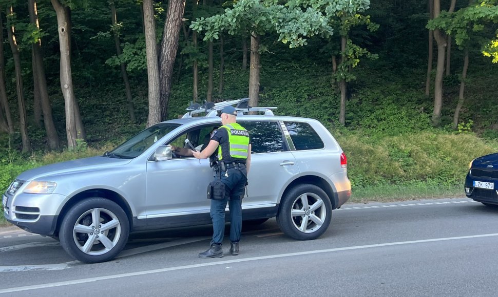 Kauno policijos patikros po šventinio Joninių savaitgalio