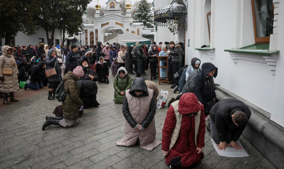 Maldininkai prie Kyjivo Pečorų lauros vienuolyno