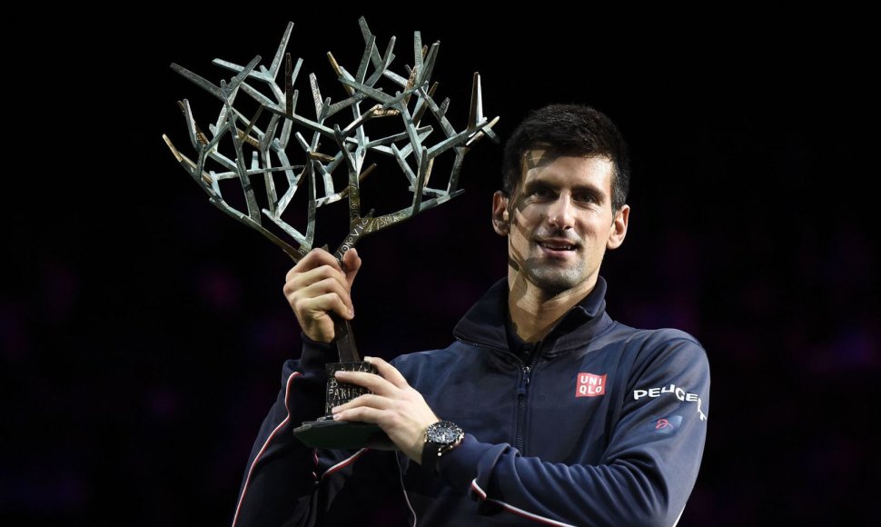Novakas Džokovičius  iškovojo 20-ą „Masters“ serijos turnyro nugalėtojo titulą
