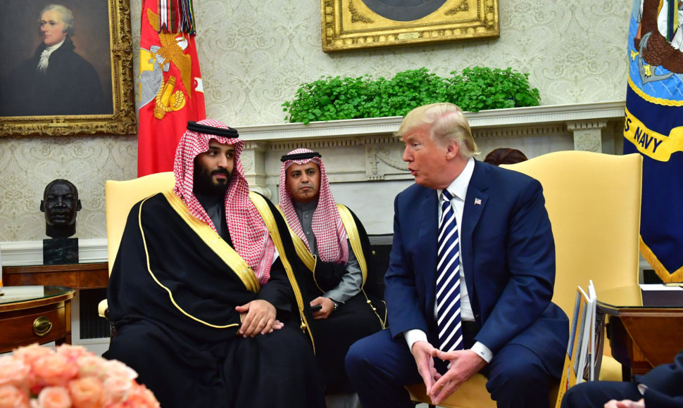 Mohammedas bin Salmanas ir Donaldas Trumpas