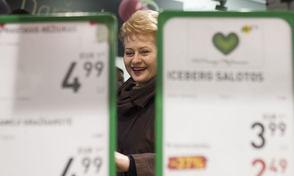 Prezidentė Dalia Grybauskaitė pradėjo dešimtąją „Maisto banko“ akciją.