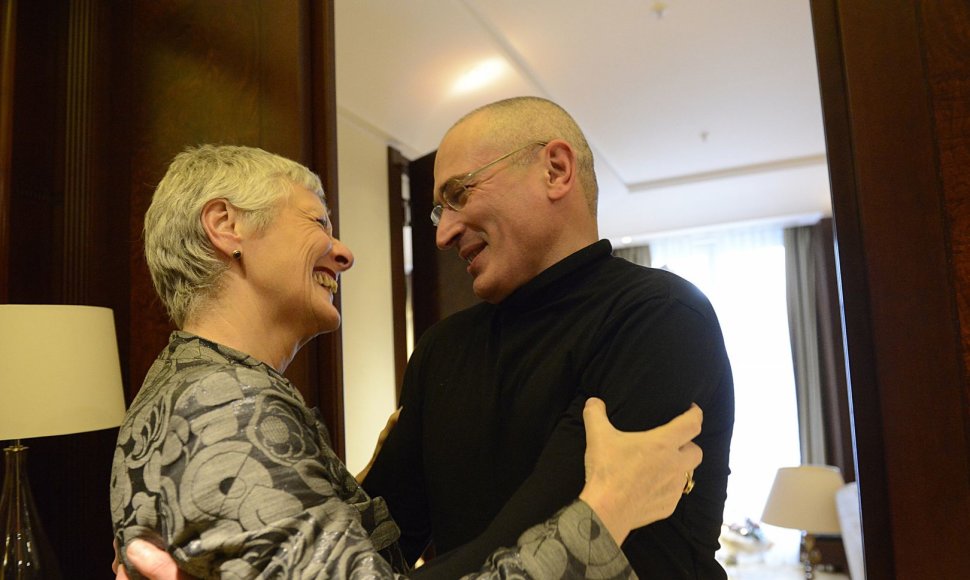 Michailas Chodorkovskis su Vokietijos politike Marieluise Beck