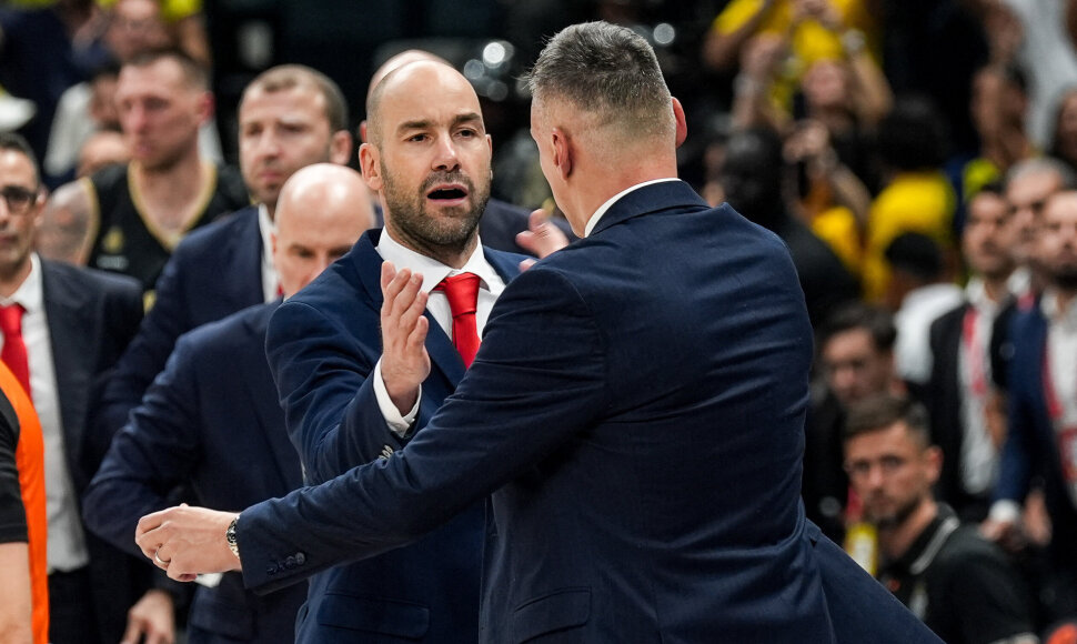 Vassilis Spanoulis ir Šarūnas Jasikevičius