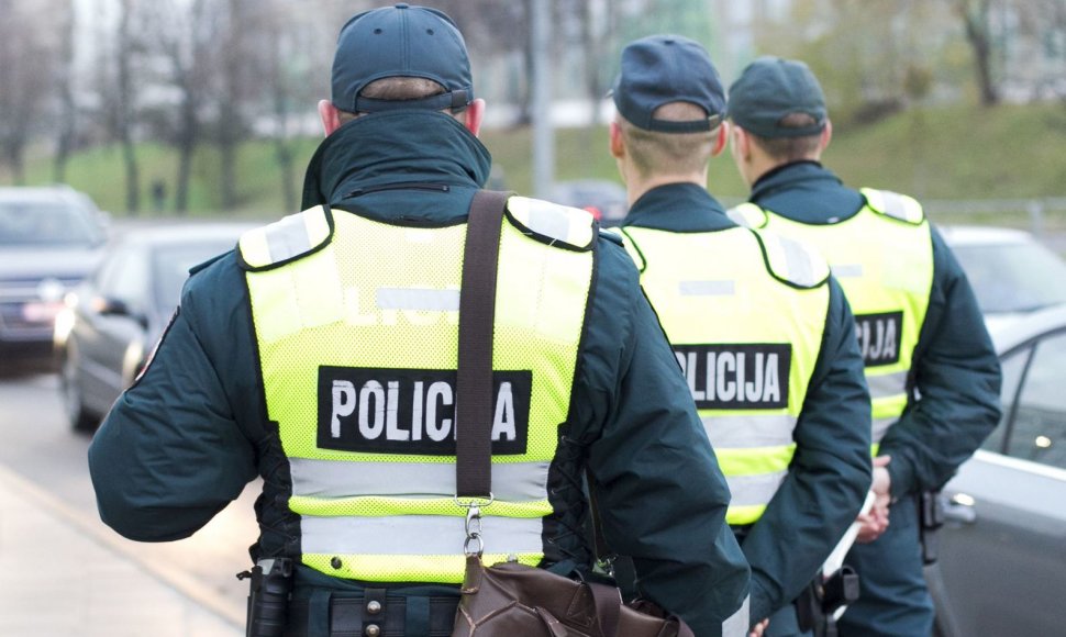 Policijos akcija Vilniuje