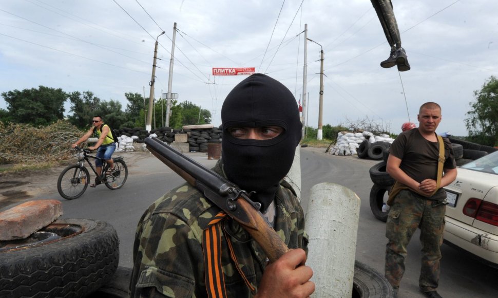 Teroristai rytų Ukrainoje