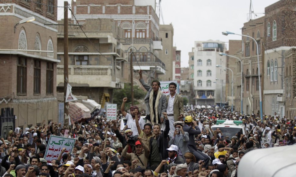 Šiitų protestas Sanoje