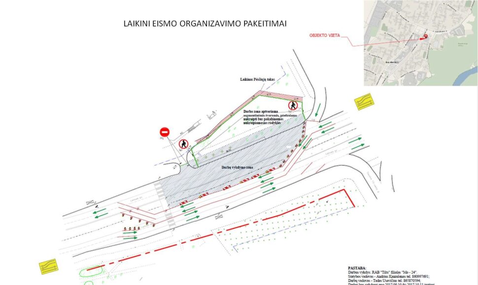 Laisvės prospekte – laikini eismo pokyčiai