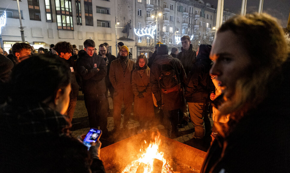 Ketvirtadienio protestas &bdquo;&Scaron;alin rankas nuo laisvo žodžio!&ldquo;