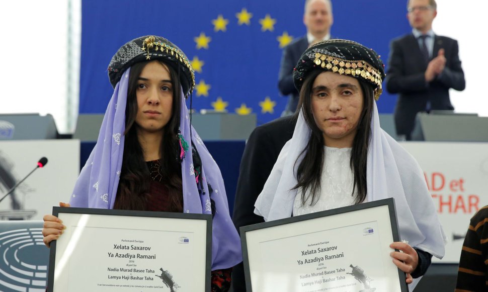 Pernai Sacharovo premija buvo skirta dviem jazidėms