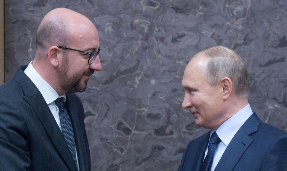 Ch.Michelis ir V.Putinas Maskvoje