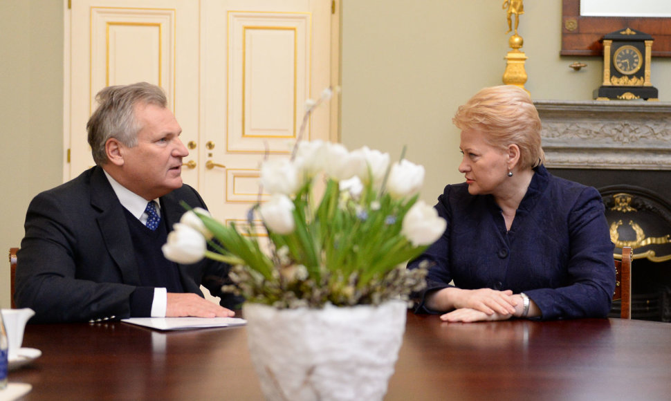 Dalia Grybauskaitė ir Aleksandras Kvasnievskis