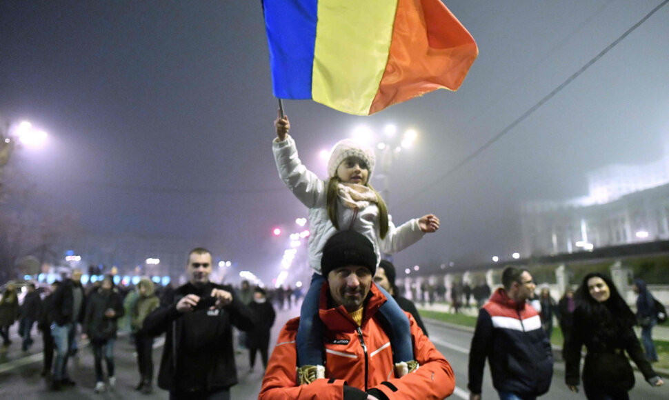 Protestas Rumunijoje