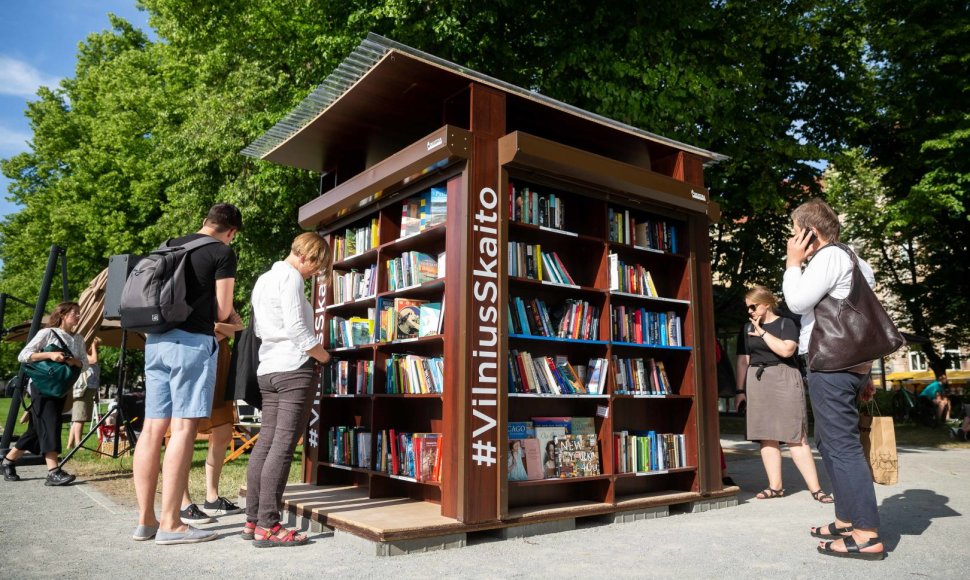 „Vilnius skaito“ lauko skaityklos atidarymas