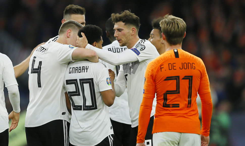 Europos čempionato atrankos rungtynės: Nyderlandai – Vokietija.