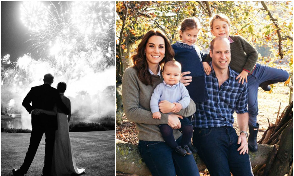 Harry ir Meghan vestuvės bei princas Williamas ir Kembridžo hercogienė Catherine su vaikais