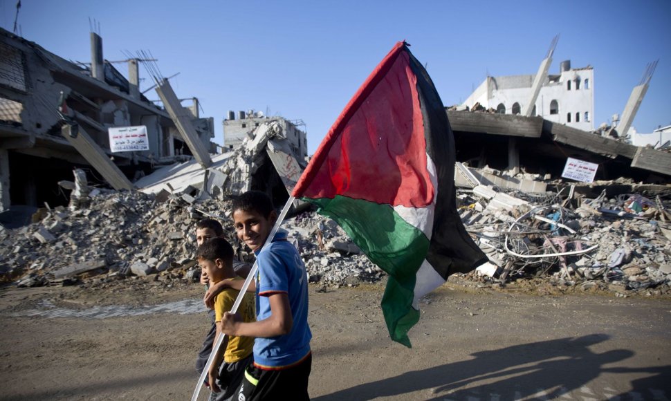 Palestinos vaikai Gazos ruože