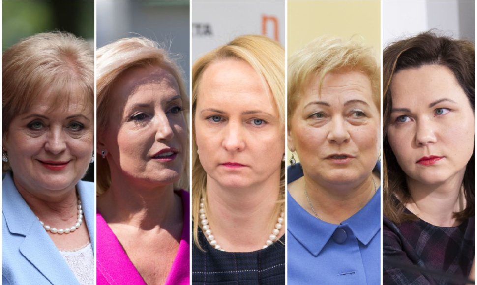 Nijolė Dirginčienė, Živilė Pinskuvienė, Marija Rekst, Edita Rudelienė, Ausma Miškinienė