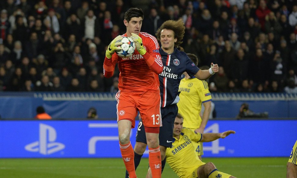 Thibaut Courtois ir Davidas Luizas