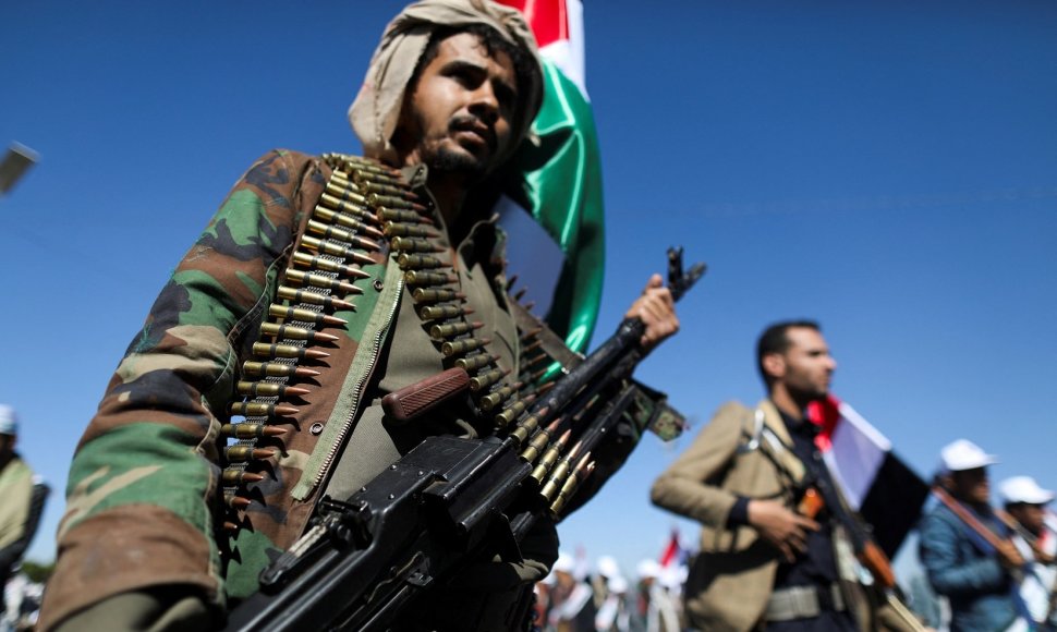 Jemeno sukilėliai husiai