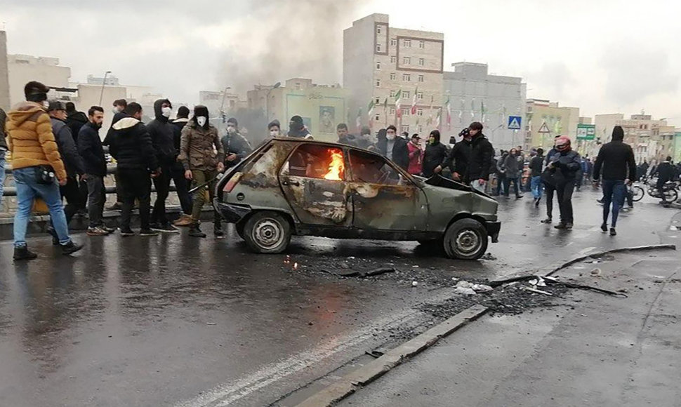 Protestas Irane 2019 metais