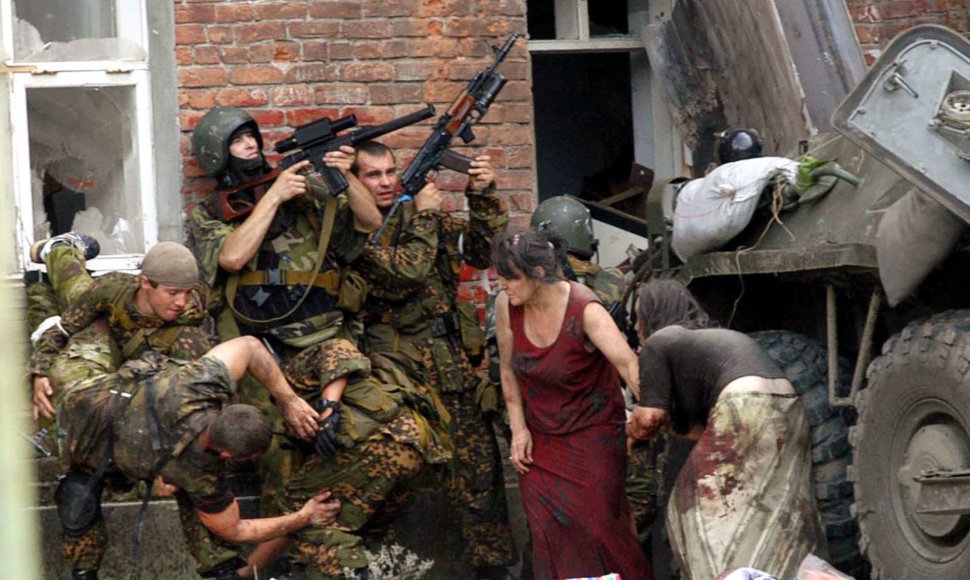 Per įkaitų dramą Beslane žuvo daugybė civilių