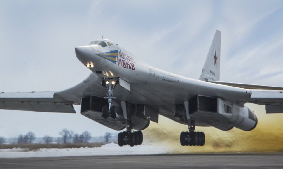 Didžiausias pasaulyje kovinis lėktuvas TU-160 