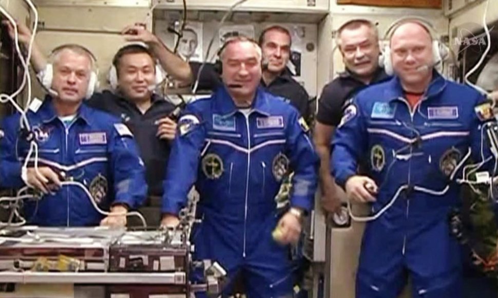 Kosmonautai Tarptautinėje kosminėje stotyje