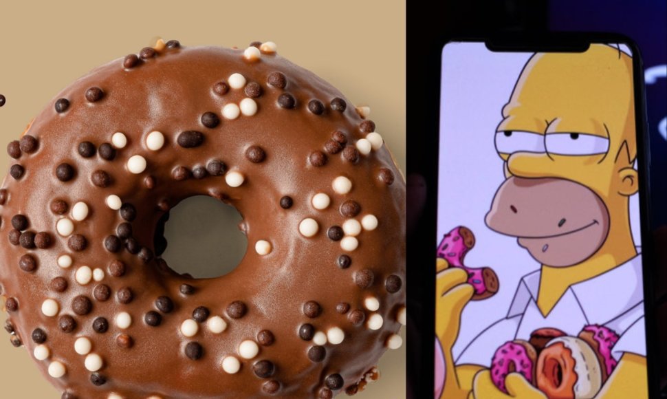 „Mantingos“ spurga ir Homeris Simpsonas