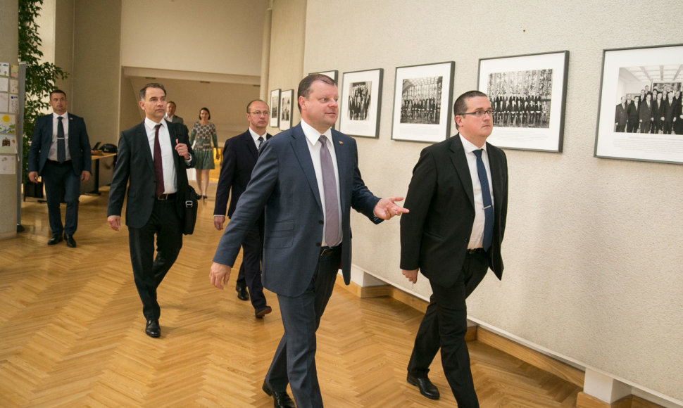 Saulius Skvernelis ir Skirmantas Malinauskas